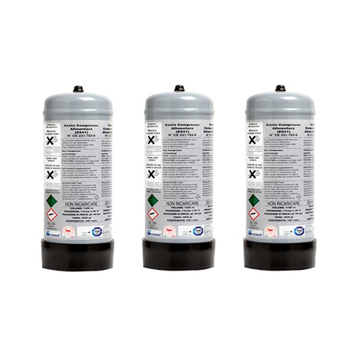 Cartouche d'Azote 0,95 litre  (lot de3)